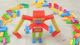 Satisfying Diy RobotASMR Building Blocks block game relaxation Lego asmrasmrsoundsbuildingblocks [upl. by Reivad54]