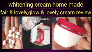 whitening cream home madequotfair amp lovely cream reviewuse [upl. by Nnaeiluj607]