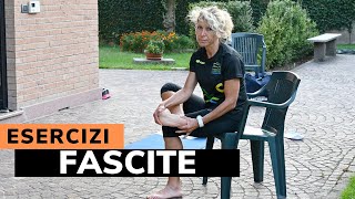 Esercizi di STRETCHING per curare la FASCITE PLANTARE  i 10 migliori ESERCIZI [upl. by Kippy]