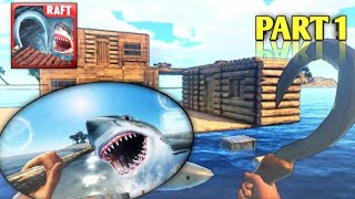 raft survival gameplay walkthrough part 1 [upl. by Adgam]