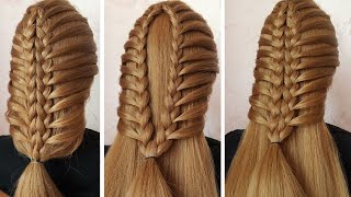 3 Different and Easy Hairstyles  New Simple Hairstyle Tutorials  Coiffures Simples et Rapides [upl. by Renaldo975]