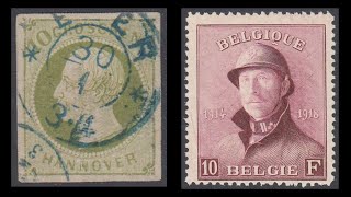 German States amp Belgium stamp collections at auction reviewed [upl. by Anoi]