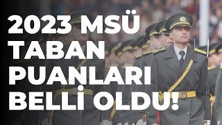 2023 MSÜ TABAN PUANLARI AÇIKLANDI2022 MSÜ TABAN PUANLARIYLA KARŞILAŞTIRMA BÜYÜK FARK [upl. by Talbot]