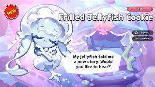 FRILLED JELLYFISH COOKIE GACHA ANIMATION [upl. by Aeslehs]