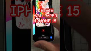 ✭How to Delete Wallpaper on iPhone 15 iphone iphone15 shorts [upl. by Ecnerrot]