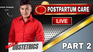 OBSTETRIC POSTPARTUM CARE PART 2LIVESTREAM LECTURE [upl. by Sarene]