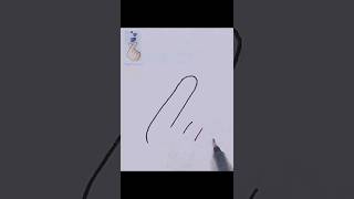 How to draw a Finger HeartKpop Finger Heart drawing easy amp cuteshorts art daffodilwwart [upl. by Adav]