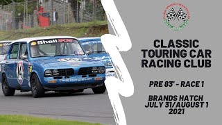 Classic Touring Car Racing Club  Pre 83  Brands Hatch  Race 1  2021 [upl. by Monika736]