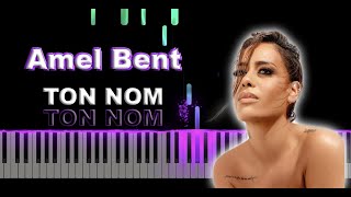 Ton nom  Amel Bent Piano Instrumentale [upl. by Ravilob]