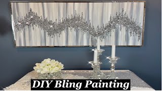 Easy DIY GlitterCrushed Glass Painting [upl. by Lillian]