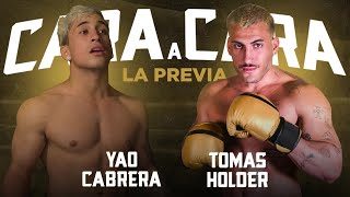 YAO CABRERA vs TOMAS HOLDER  CARA A CARA [upl. by Anilemrac]