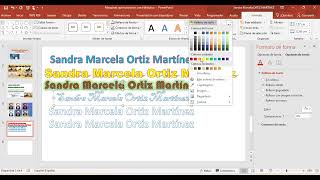 Jugando con Textos en power point [upl. by Ynna]
