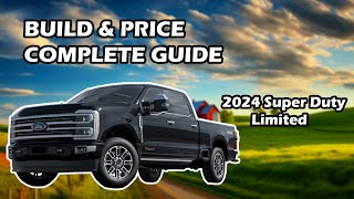 How to ORDER the 2024 Super Duty Limited  All Options Explained [upl. by Eyt]