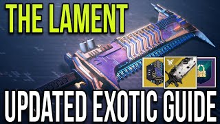 How to Get THE LAMENT Exotic Solar Sword in 2023  The LOST LAMENT Updated Exotic Guide Destiny 2 [upl. by Matty]