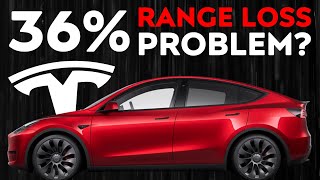 Tesla Model 3Y Battery RANGE LOSS PROBLEM  NEW DATA REVEALED [upl. by Ylrebmic]