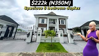 Most affordable and Spacious 5 bedroom luxury duplex in Ajah lekki Lagos Nigeria [upl. by Al]