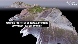 Zumaia Flysch 3D Geoparkea Algorri Game of Thrones  Drone by Drone [upl. by Nortal479]