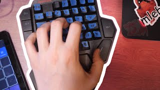 Onehanded Mechanical Keyboard Typing ASMR [upl. by Aronow365]