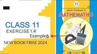 Class 11 maths national book foundation Ex 14 Example 6 [upl. by Binny656]