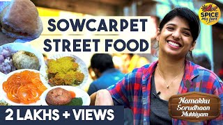 Sowcarpet Street food with Dipshi blessy  Chennai street food  Namakku Soru Dhaan Mukkiyam [upl. by Zirkle]