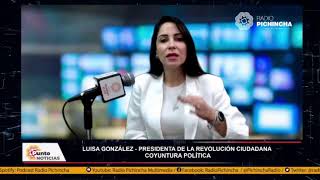 Luisa González en Radio Pichincha [upl. by Grethel]