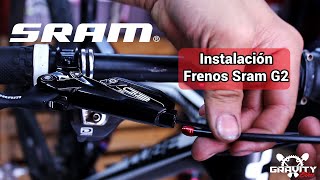 Instalación y purgado frenos Sram G2 [upl. by Sher]