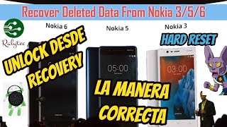 Hard reset cualquier nokia android desde recovery la manera correcta 2023 [upl. by Iohk]