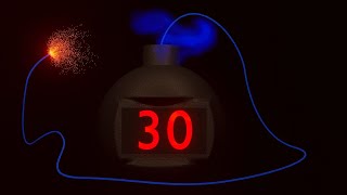 30 Second Timer Bomb 💣 3D Timer [upl. by Norak]