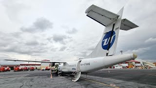 ATR 72500 ак Utair  Рейс Красноселькуп — Тюмень [upl. by Millur]