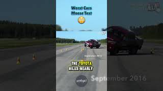 These Cars Failed the Moose Test 😱🚗💥 [upl. by Nnaeirual]