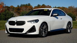 2022 BMW M240i xDrive Review  Start Up Revs Walk Around and Test Drive [upl. by Sophia232]