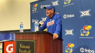 Lance Leipold on the continued progress through fall camp [upl. by Parthena427]