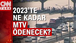 Motorlu Taşıtlar Vergisinde artış oranı yüzde 615 İlk taksitler 31 Ocak 2023e kadar ödenecek [upl. by Aicercal]