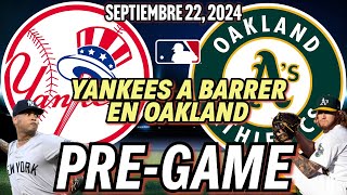 PREGAME  Yankees  Athletics  JUEGO 3  Sep 22nd 2024  Previa y Análisis [upl. by Esnahc]