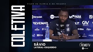 Coletiva com o lateralesquerdo Sávio [upl. by Dona]