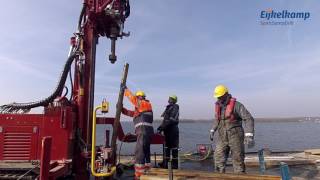 Eijkelkamp SonicSampDrill SRS ML near offshore sampling AquaLock 4 inch [upl. by Anaeda]