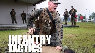 Marines Teach Infantry Tactics to Belize Soldiers [upl. by Tacy]