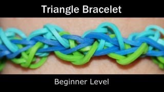 Rainbow Loom® Triangle Bracelet [upl. by Wenn]