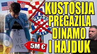 🔴BARA PRODAO KLINCA ZA 5MIL🔴 PLAČU HAJDUK I DINAMO KAKO KUSTOSIJA RAZBIJA TRANSFERE🔴 [upl. by Rebak]