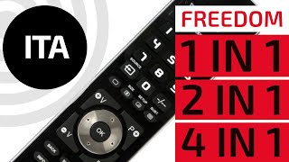 Come programmare il telecomando universale Freedom 1 in 1  2 in 1  4 in 1 [upl. by Oliva]