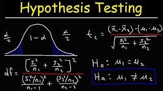 Hypothesis Testing  Difference of Two Means  Students Distribution amp Normal Distribution [upl. by Yenffad]