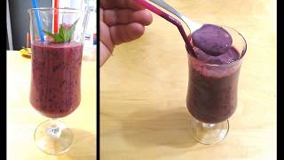 Smoothie cu avocado miere si fructe de padure [upl. by Iaoh428]