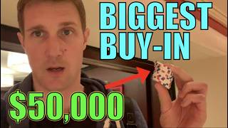 I CRUSH 50000 SUPER HIGH ROLLER BIGGEST Buyin Of My Life Must See Poker Vlog Ep 294 [upl. by Mill]