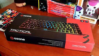 OZONE TACTICAL  Unboxing y review  ¿Mejor teclado mecánico gaming de 2023 calidadprecio [upl. by Haman744]