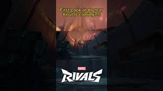 Knull is coming First look at Klyntar marvel marvelrivals marvelgames mcu gaming blackwidow [upl. by Chrissa]