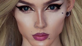 Facial Feminization Surgery with Makeup Tutorial mtf  AVA Cassandra [upl. by Schroder]