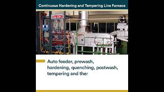 Continuous Hardening and Tempering Furnace  Precision Controls [upl. by Noteek]