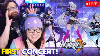 Honkai Impact 3rd Concert  Starfire Sonorant REACTION  Our FIRST HI3 Concert [upl. by Aryamo]