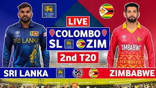 Sri Lanka vs Zimbabwe 2nd T20 Live Scores  SL vs ZIM 2nd T20 Live Scores amp Commentary [upl. by Gelhar44]