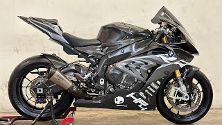 Bmw S1000rr 2018 Exhaust sound Akrapovic shoty slip on  y pipe [upl. by Stelle]